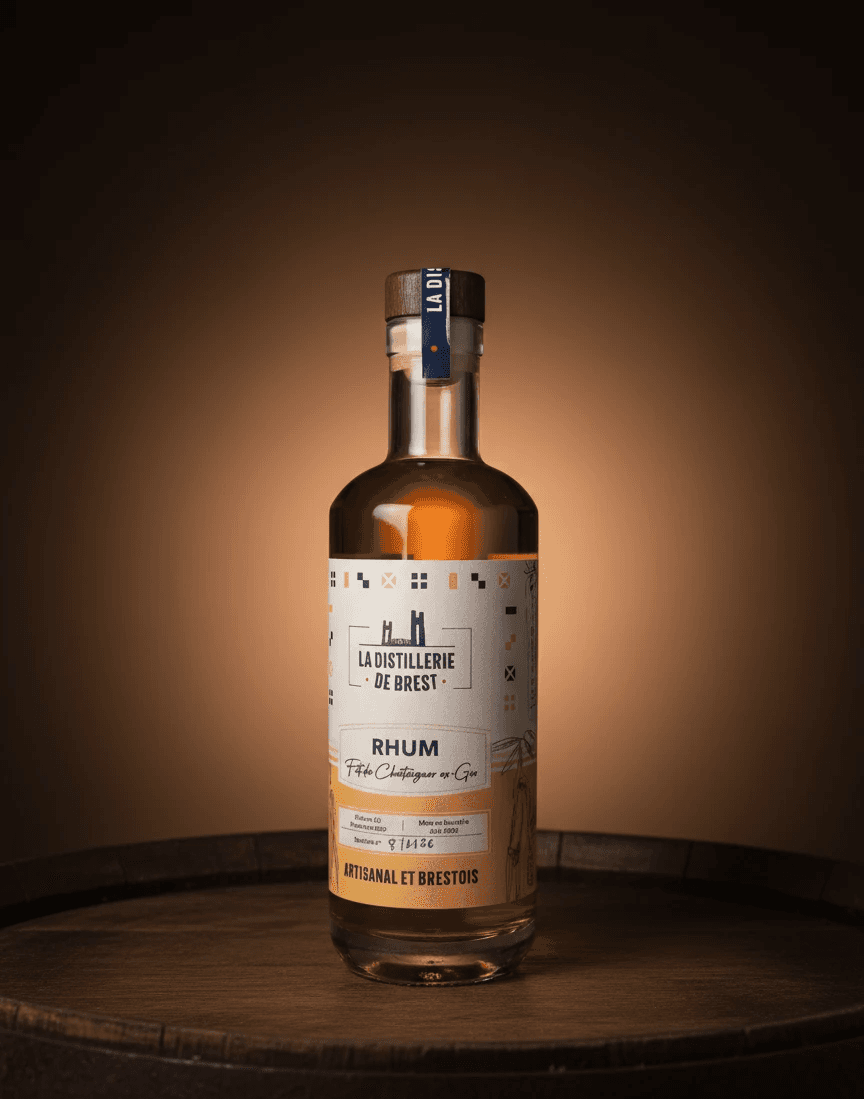 DISTILLERIE DE BREST RHUM  CHATAIGNIER EX GIN